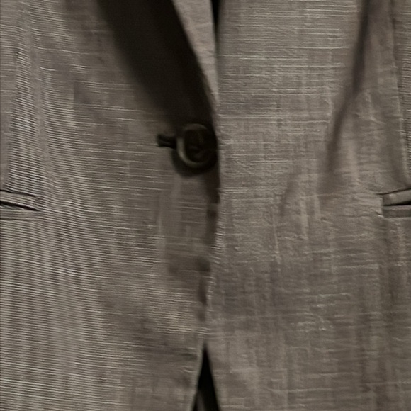 Ann Taylor Loft 16 Gray Blazer Jacket - Picture 3 of 9